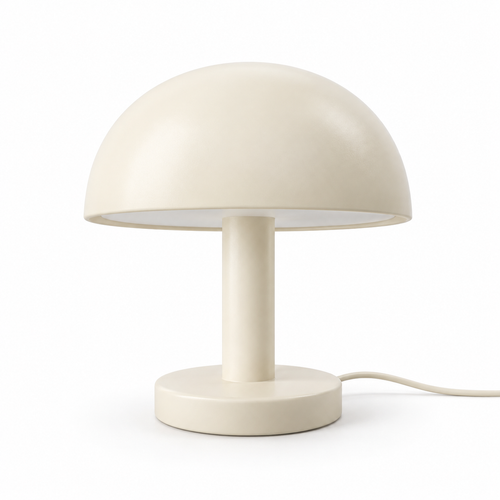 Everlumaor Cream Mushroom Table Lamp