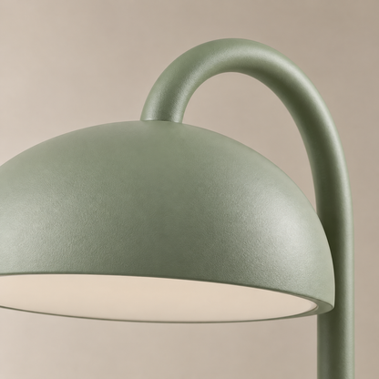 Everlumaor Sage Green Curved Arm Table Lamp